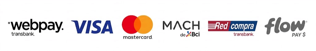 Medios de pago seguros con Flow, Webpay, Visa, Mastercard, MACH, Redcompra y Flow Pay